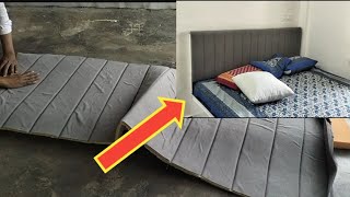 How to make headboard design plywood _ बेड के लिए हेडबोर्ड कैसे बनाएं डिजाइन में | design headboard