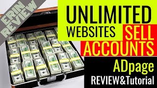 AdPage Honest Review, white label website design builder for web agency; money software tutorial
