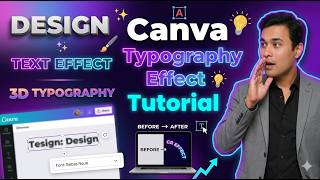 Canva Typography Effect Tutorial