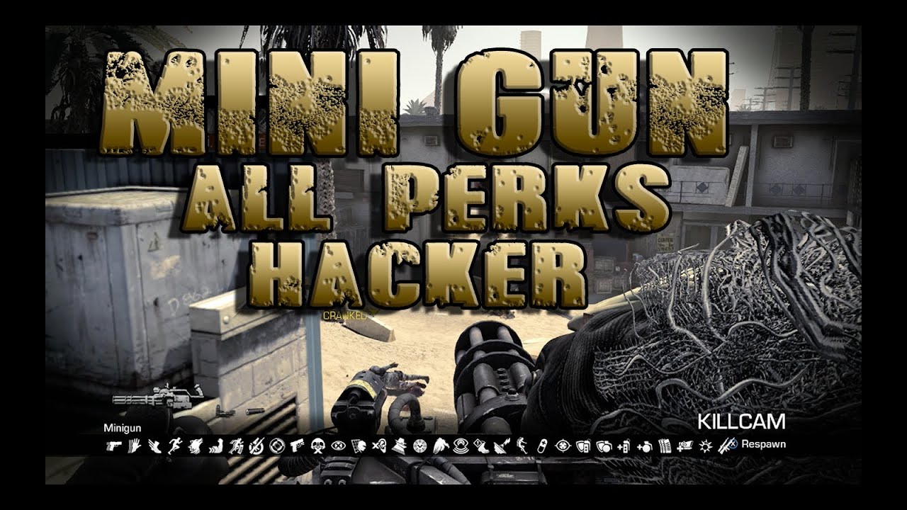 Call of Duty Ghosts Multiplayer-Hacks Xbox one Mini gun with all Perks. - 