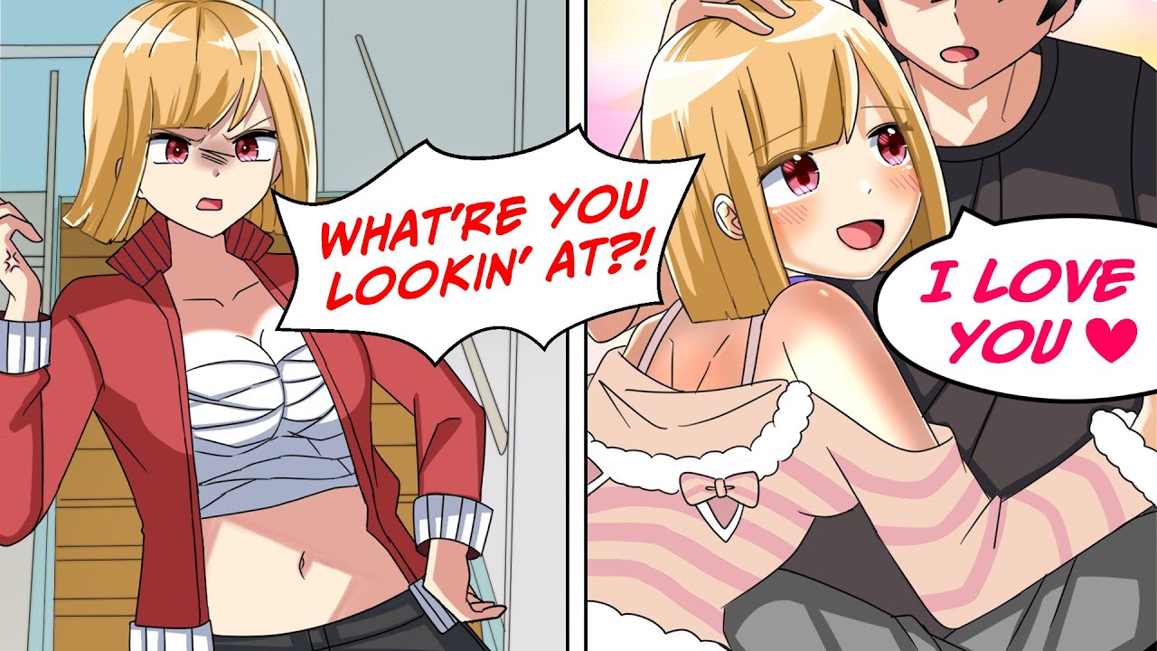 [RomCom] A delinquent girl who's harsh to boys is actually my fiancée