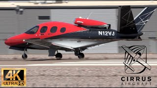 [4K] Exciting Plane Spotting: Cirrus Vision JET SF50 Takes Flight at SDL!