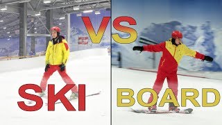 What is harder to learn? Skiing vs Snowboarding