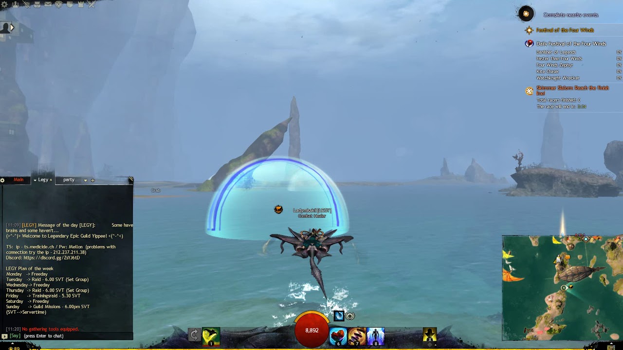 Skimmer Slalom Race Guild Wars 2 Festival of the Four Winds! YouTube