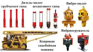 Технологические процессы  устройства фундаментов (2 часть)