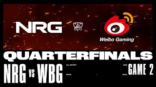 NRG vs. WBG - Game 2 | Quarterfinals Day 1 | 2023 Worlds | NRG vs Weibo Gaming Faw Audi (2023)