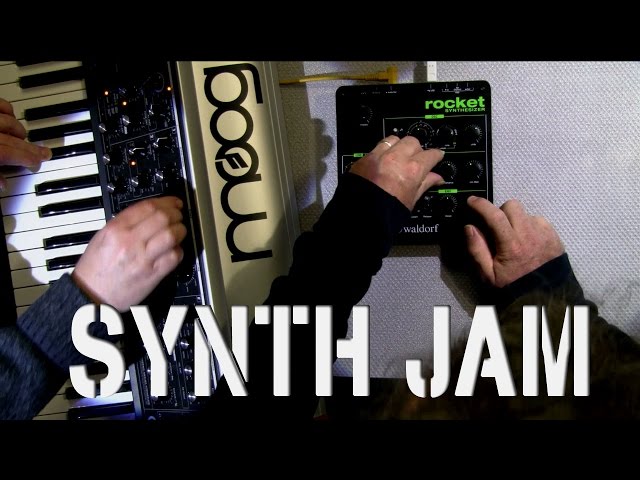 Synth Jam: One Finger Waldorf Rocket, Sub 37 - YouTube