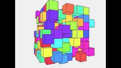 Non overlapping boxes. Draw by openFrameworks