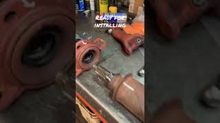 Ready to install a center support bearing for Toyota Tacoma #cars #how #mechanic
