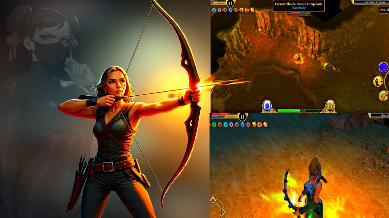 Titan Quest Mobile Explorando a Caverna Perigosa! 💀🔥