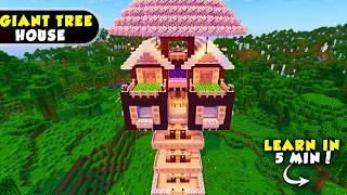 Minecraft Giant Tree House Nasıl Yapılır 5 Dakikada Öğren