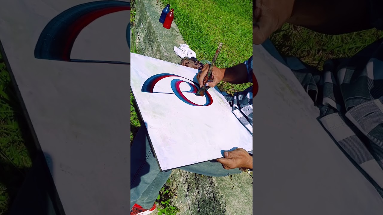 Allah name calligraphy tutorial in Arabic | N M calligraphy 🤗#shorts
