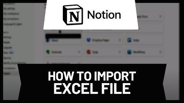 How to Import Excel into Notion • Tutorial