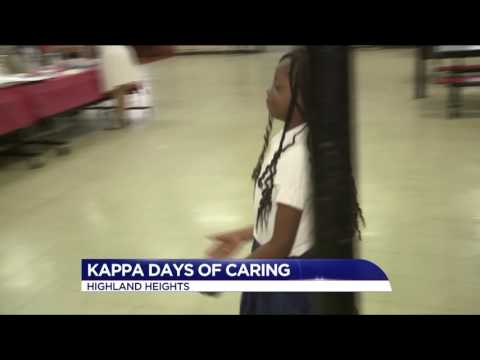 WREG COVERAGE OF KAPPA DAYS OF CARING AT TREADWELL ELEMENTARY SCHOOL
