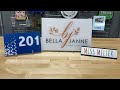 Creating Custom Signs with Reverse Engraving and Back Painting