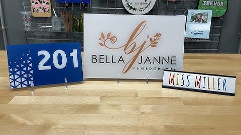 Creating Custom Signs with Reverse Engraving and Back Painting