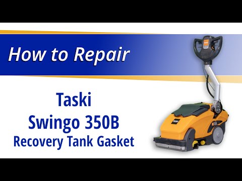 How to Replace the Recovery Tank Lid Gasket on the Taski Swingo 350B