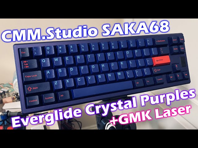 SAKA68 w/ Everglide Crystal Purples (My Favorite Tactiles) - 5