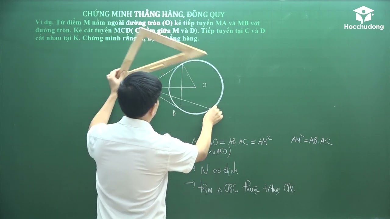 Toán nâng cao lớp 9 - Chứng minh thẳng hàng, đồng quy - Thầy Bùi Minh Mẫn
