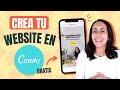 Como hacer Sitios WEB GRATIS en Canva - Fácil!