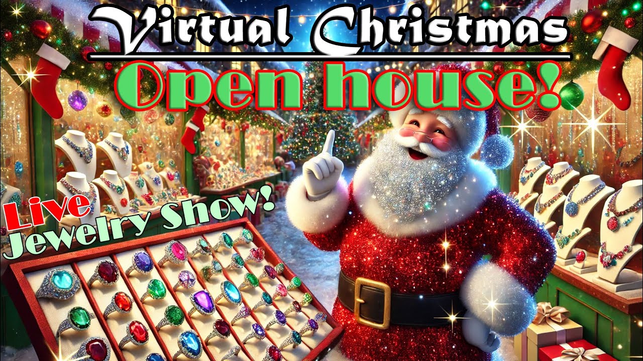 Virtual Christmas Open-house 2024! LIVE MoreGems Fine Jewelry Show! 12/4/2024