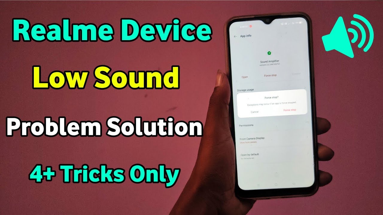 Realme Low Sound Problem Solution | How to Fix Low Sound Problem in ...