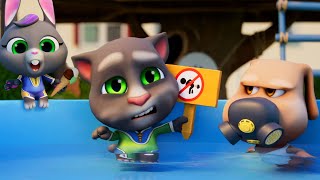 Talking Tom Shorts | Breaking the Pool Rules 😎 | Cartoons For Kids