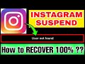 INSTAGRAM PROBLEM | Instagram user id not found | Couldn't refresh feed instagram |Instagram suspend