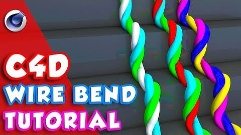 Cinema 4D Wire Bend Tutorial | C4D Tutorial