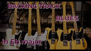 Video thumbnail of "Backing Track Blues in Eb major #guitar #improvisation"