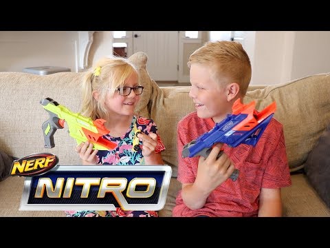 EPIC Stunts with NERF Nitro #ad