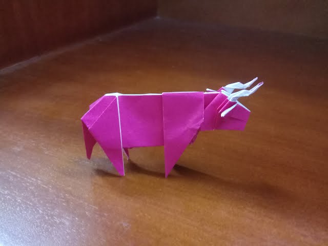 Origami Cow Tutorial How To Make An Origami Cow Step By Step Cow´s Skull | El Arte Del