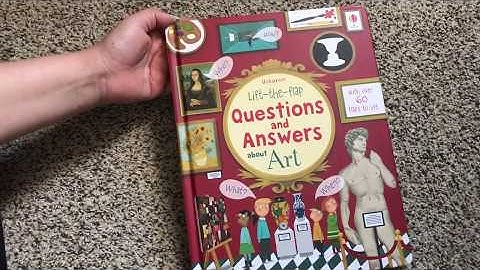 Lift-The-Flap Questions and Answers About Art 🎨 NEW 2018 RELEASE