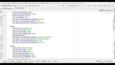 Operaciones Aritméticas en Android Studio PARTE 1