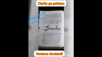 8th class cba3 sa2 PS NS Exam paper 💯 real