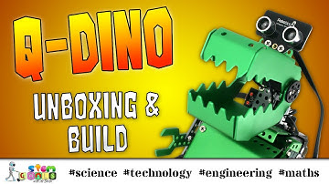 STEM ROBOT UNBOXING & BUILD - Q-dino from Robobloq