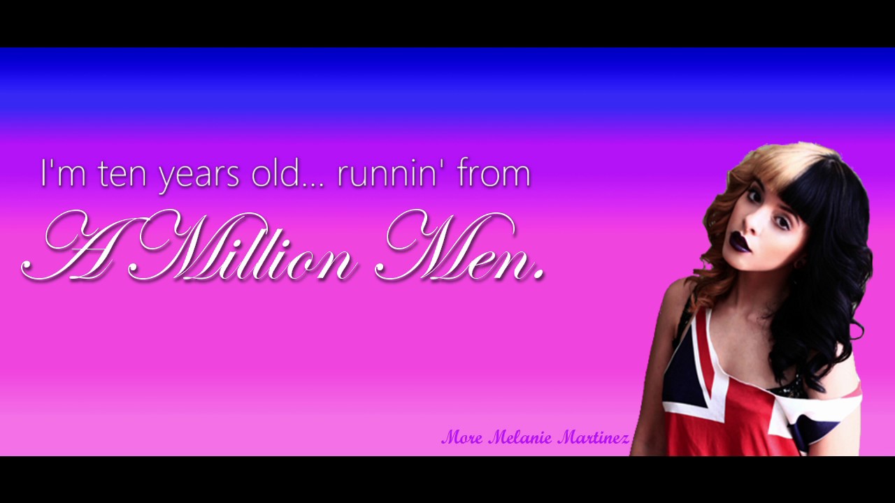 A Million Men - Melanie Martinez | Lyrics - YouTube