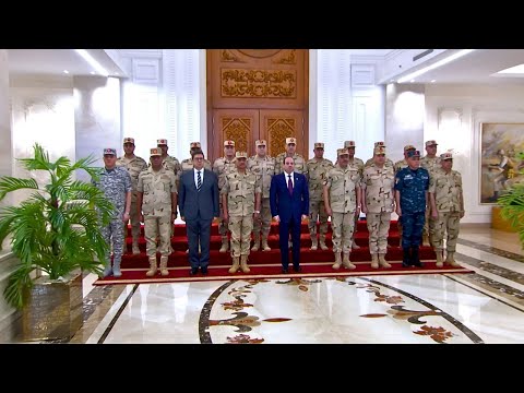 موقع الرئاسة الرئيس عبد الفتاح السيسي يترأس اجتماع المجلس الأعلى للقوات المسلحة بالكيان العسكري