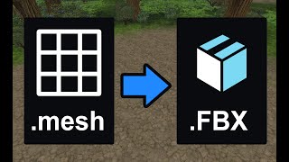 Unity - How to transform .mesh to .FBX