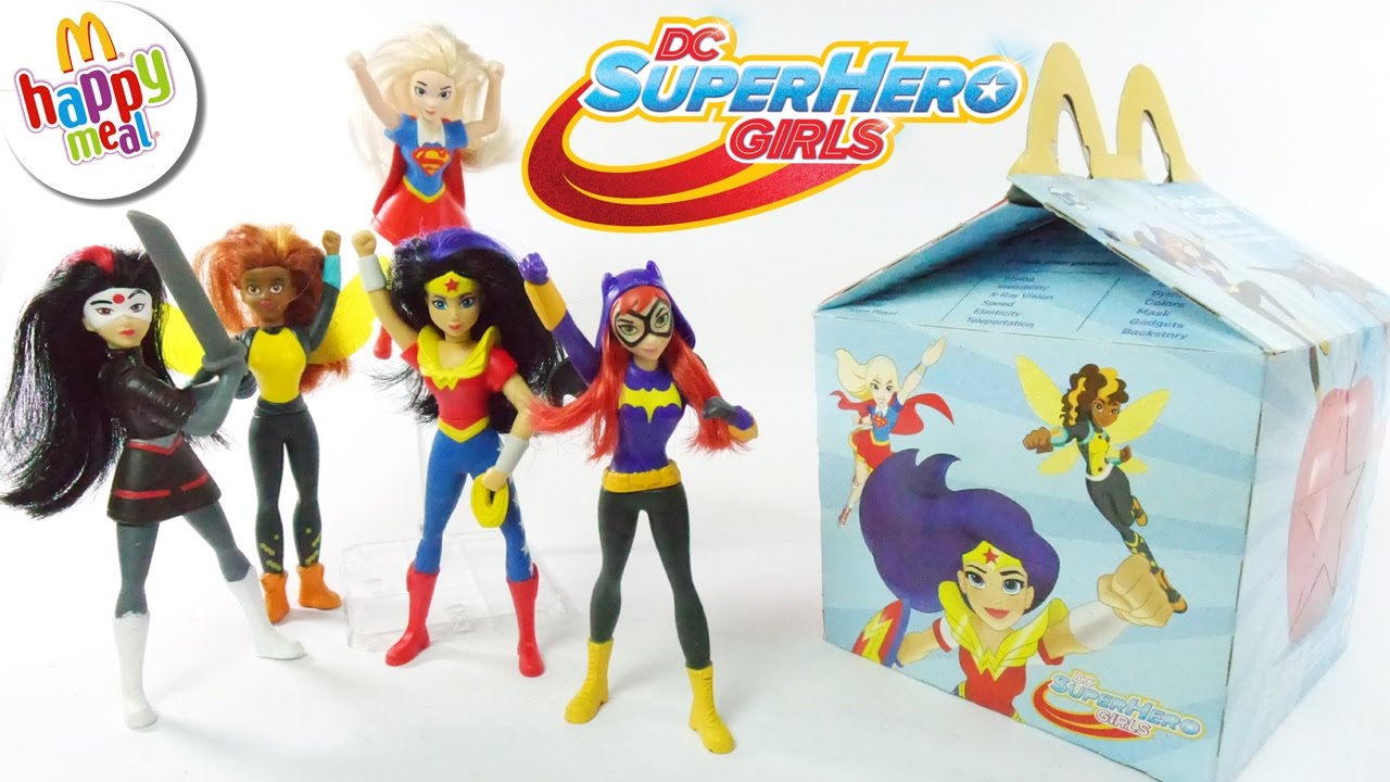 McLanche Feliz Maio 2017: DC Super Hero Girls - coleção McDonald's Review Cajita Feliz brinquedo
