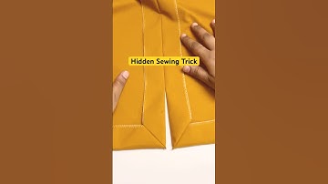 Perfect side slit sewing tutorial #sewingtricks #sewing #sewinghack