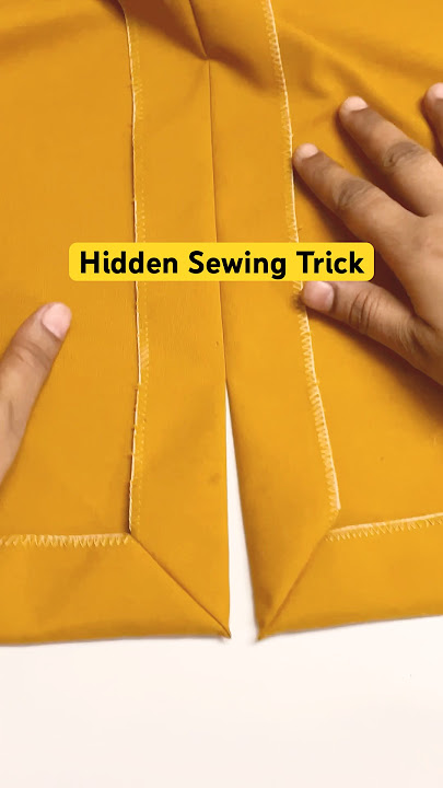 Perfect side slit sewing tutorial #sewingtricks #sewing #sewinghack