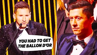 Messi SHOCKED Everyone Saying That Lewandowski Should Get The Ballon d’Or