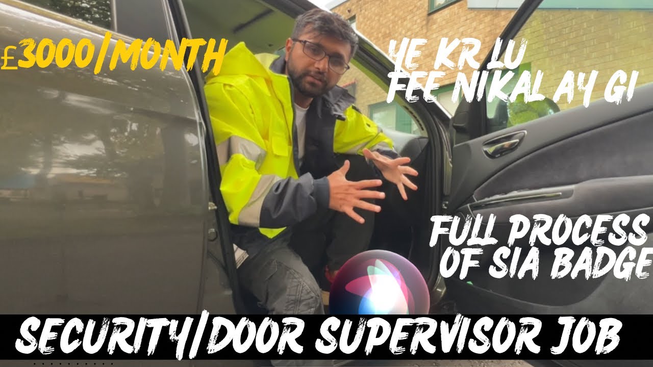 Full process of getting Security/Sia badge in UK 🇬🇧 How students get