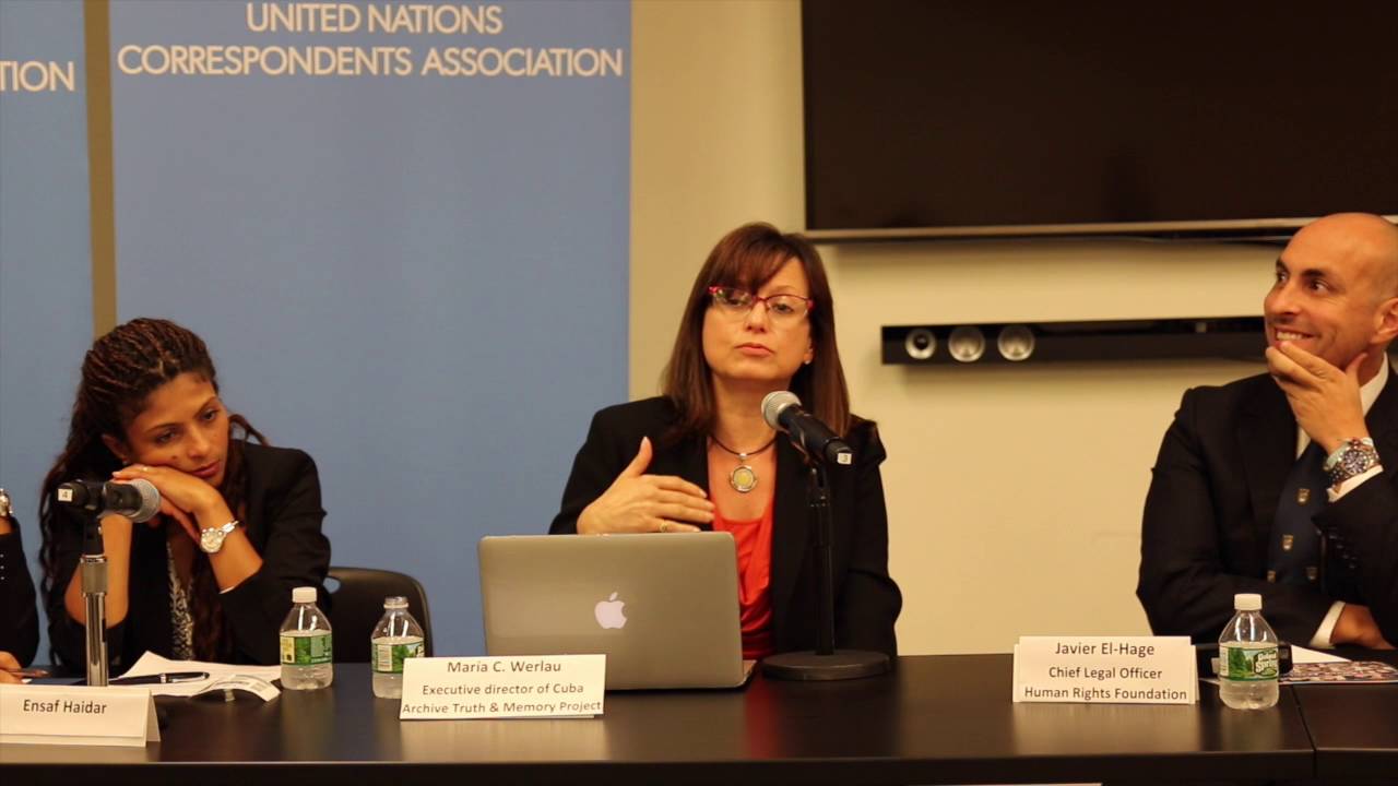 UN Press Conference to Oppose UNHRC Elections of Abusers: Maria Werlau