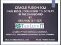 Dashboard icons are not displaying in Oracle Fusion - issue resolution