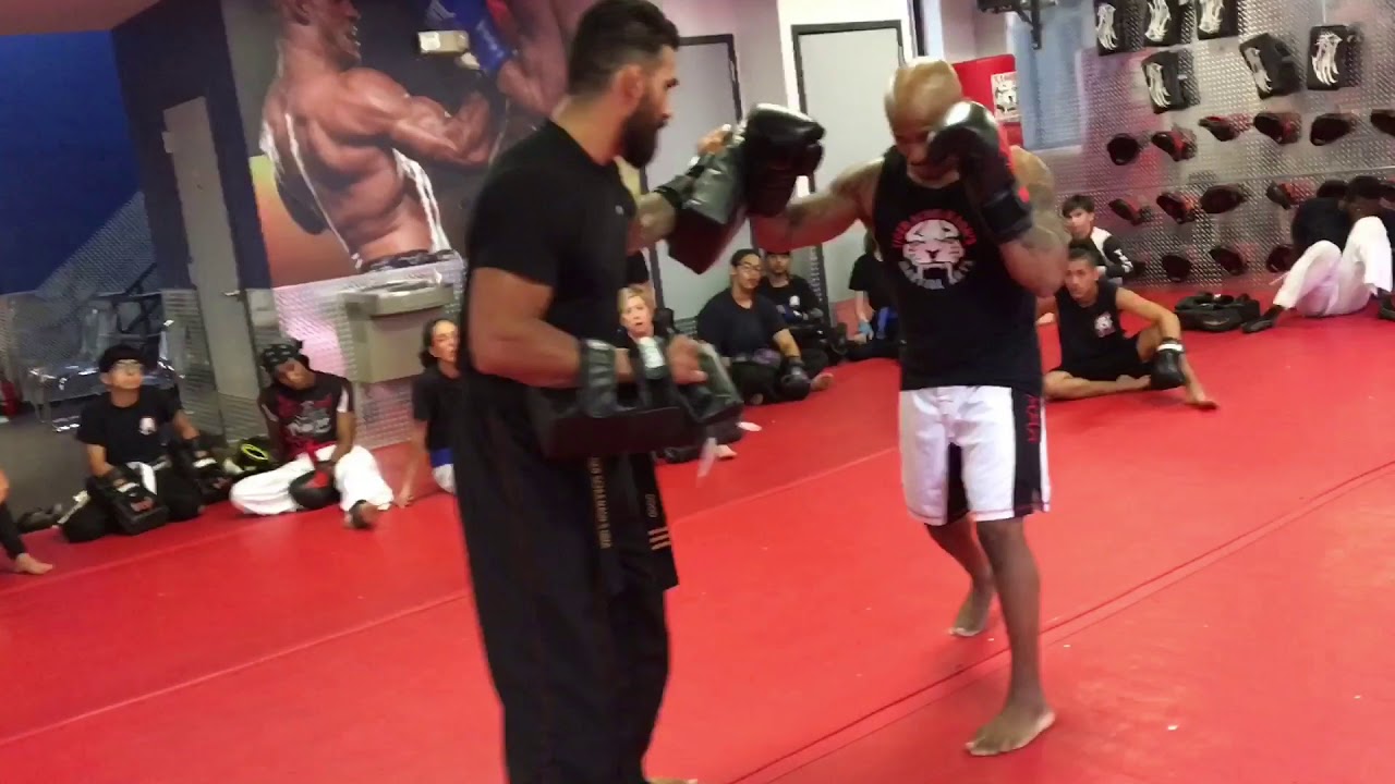 Blocking a Wild Haymaker and Counter Attack - Sensei Lyman Good