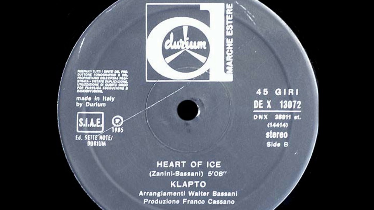 KLAPTO  HEART OF ICE 12 イタロ