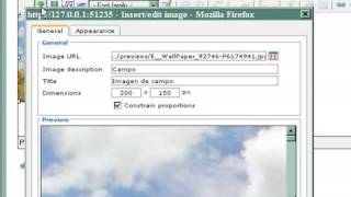 Insertar una imagen dentro de los contenidos en eXeLearning