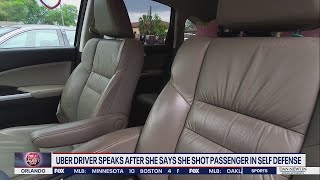 Uber drivers speaks after she says she shot passenger